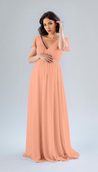 Kennedy Blue Jewel Bridesmaid Dress Terracotta