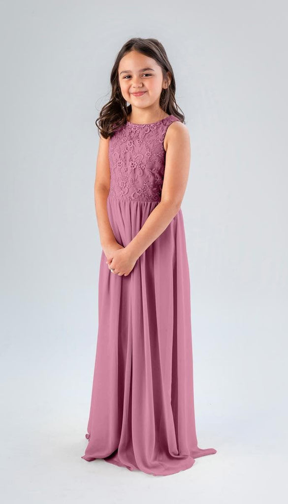Kennedy Blue Keaton Junior Bridesmaid Dress J12 / Eggplant Kennedy Blue Keaton Junior Bridesmaid Dress J12 / Eggplant