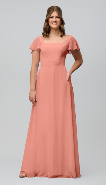 Kelly Modest Bridesmaids Dress