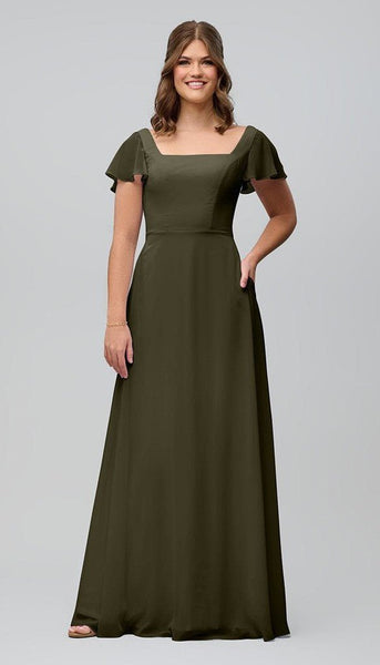 Kelly Modest Bridesmaids Dress