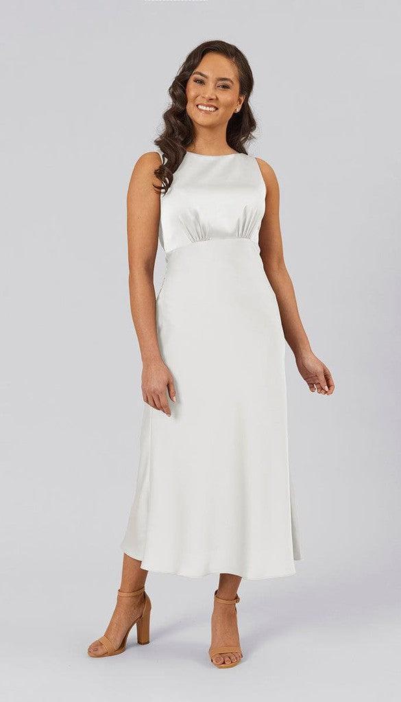Wendy Short Satin Bridesmaid Dress