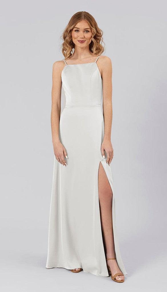 Daphne High Neck Satin Bridesmaid Dress