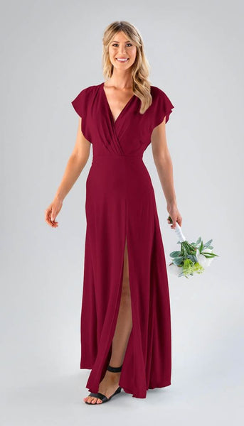 ava bridesmaid dress Ava Presley 28558 - Long Jersey Mermaid Dress main image 1