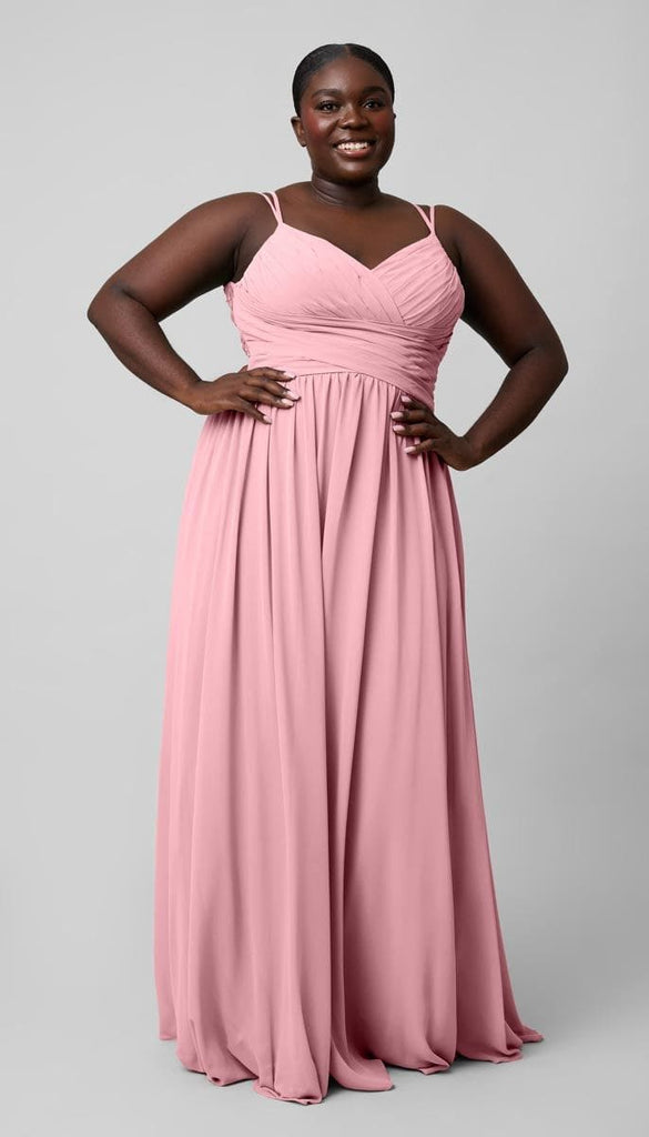blue dress for baby girl Andrea Ready to Ship Bridesmaid Dress