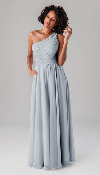 Athena One Shoulder Bridesmaid Dress | Kennedy Blue Emerald Athena One Shoulder Bridesmaid Dress | Kennedy Blue Emerald