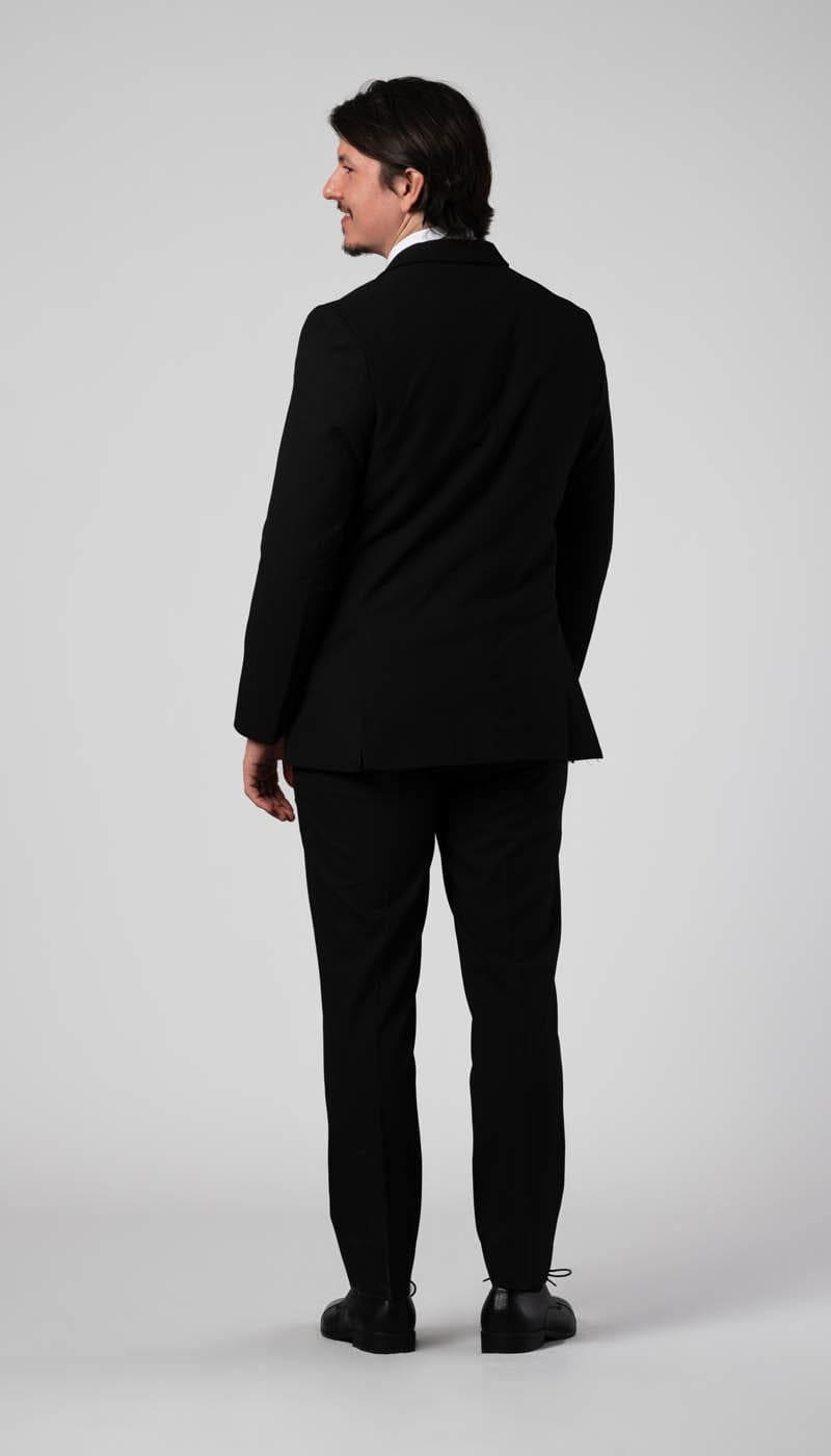 Black|Trim Fit Suit 