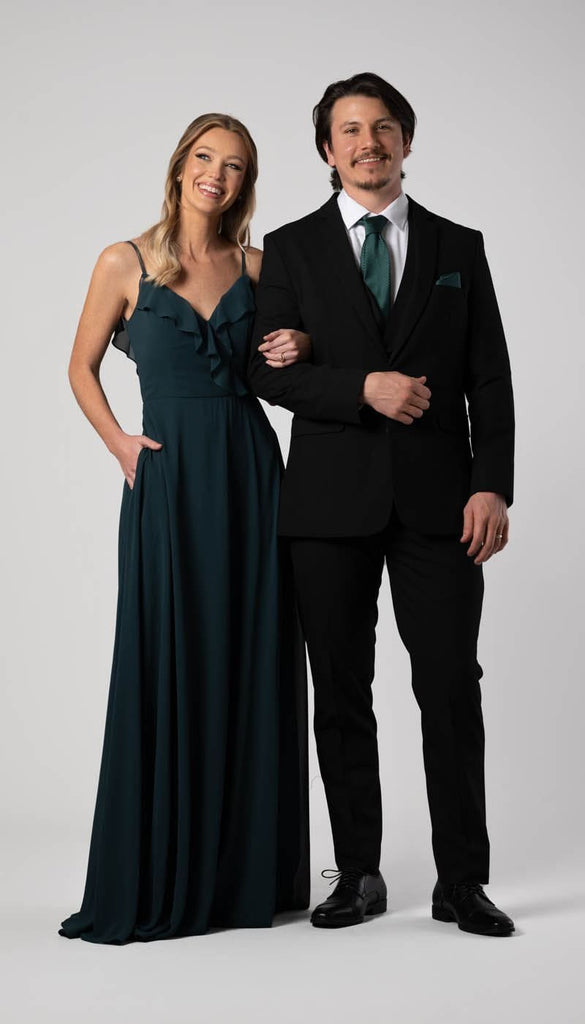 Trim Fit Black Mens Suit | Kennedy Blue Trim Fit Black Mens Suit | Kennedy Blue