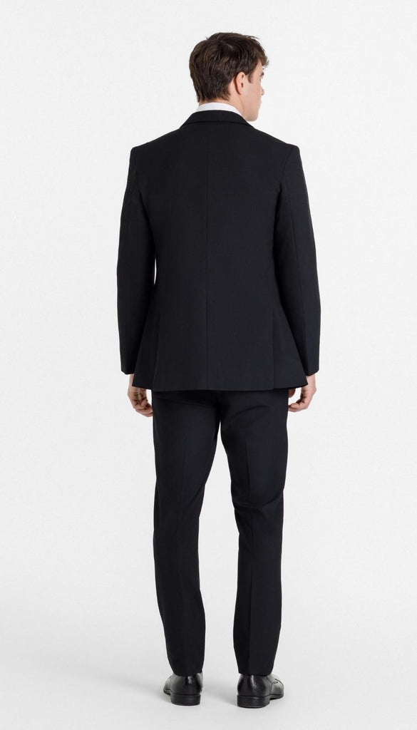 Trim Fit Black Mens Suit | Kennedy Blue Trim Fit Black Mens Suit | Kennedy Blue