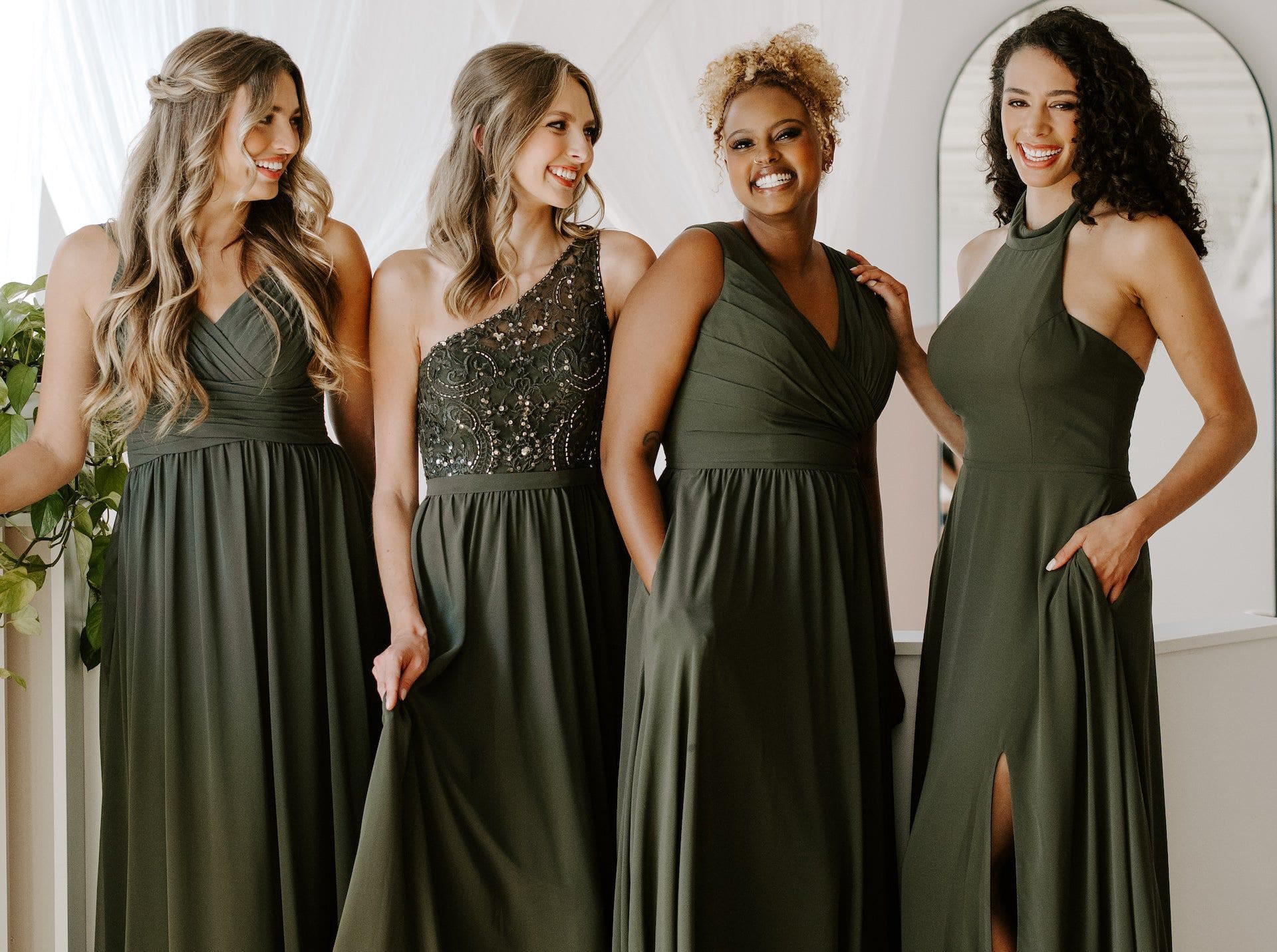 Emerald, Apple, Sage & Mint: 50 Green Bridesmaid Dresses Ideas