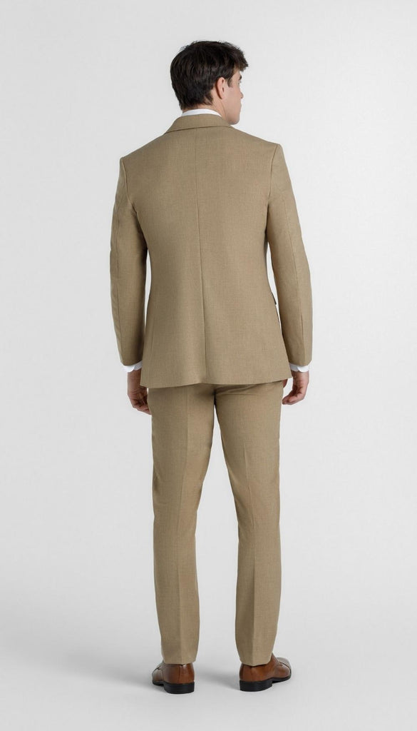 Kennedy Blue | Trim Fit Camel Mens Suit
