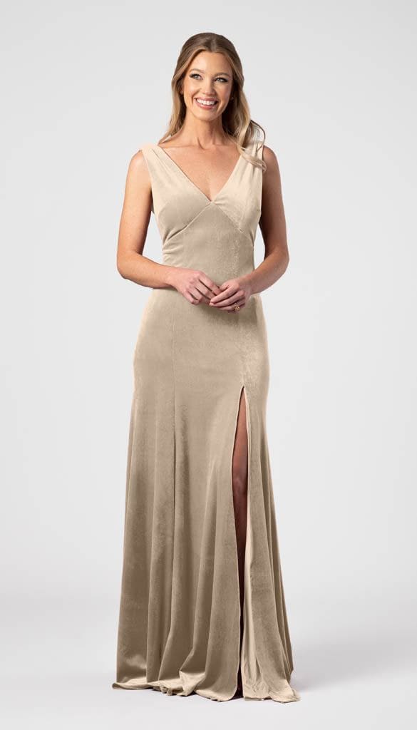 Carmen Velvet Bridesmaid Dress