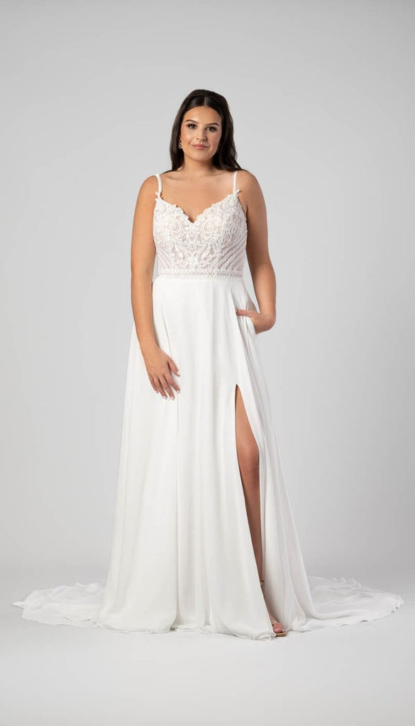 Daisy | Chiffon A-line Wedding Dress | Kennedy Blue Daisy | Chiffon A-line Wedding Dress | Kennedy Blue