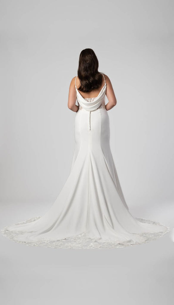 Crepe Wedding Dress