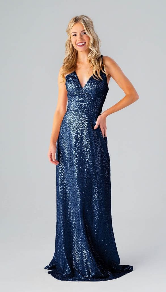 Sale Ready-to-Ship Chiffon Bridesmaid Dress | Kennedy Blue 28 / Navy Sale Ready-to-Ship Chiffon Bridesmaid Dress | Kennedy Blue 28 / Navy