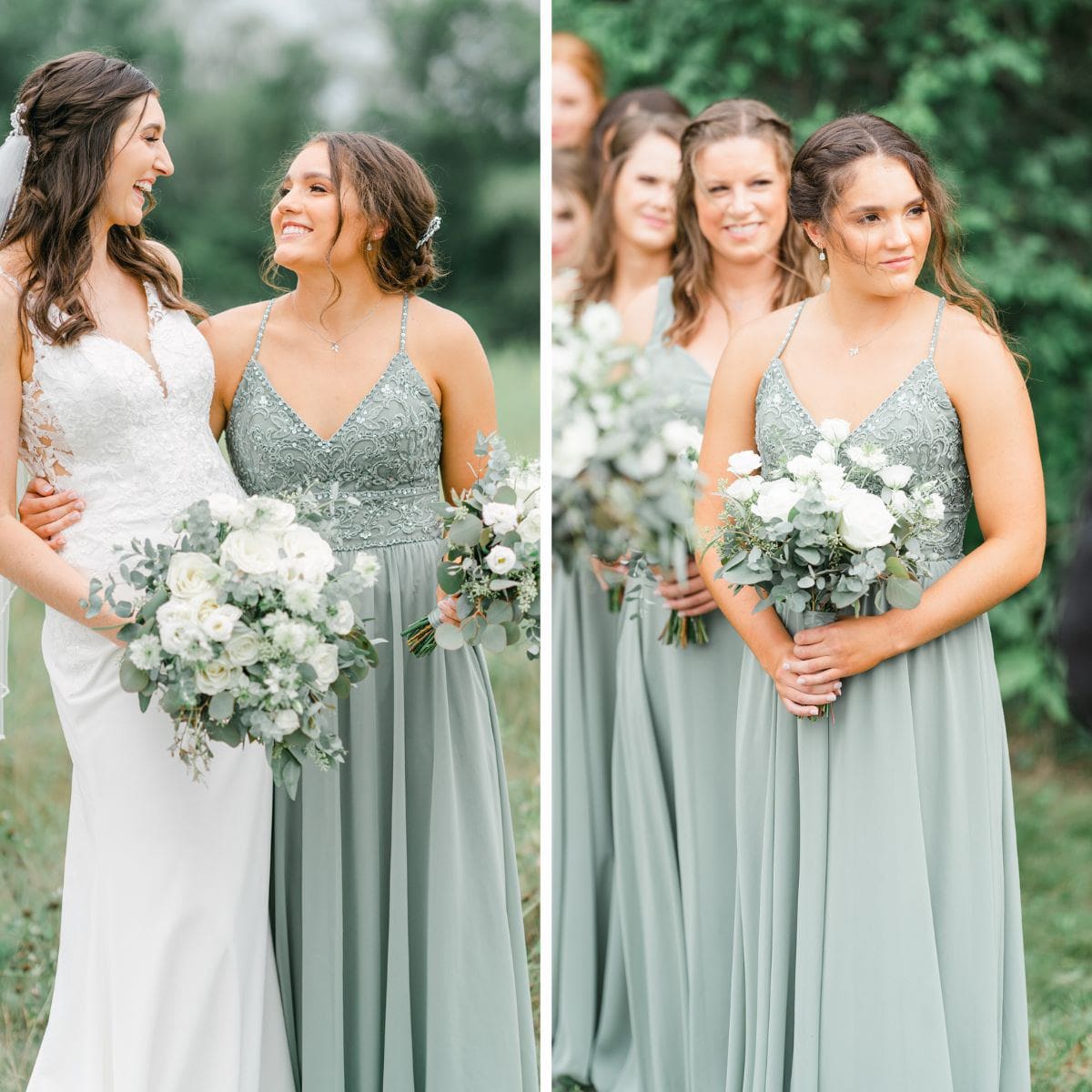 Melanie Embroidered Lace Bridesmaid Dress | Kennedy Blue