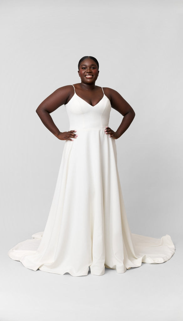 formal wedding dresses women Farrah A-line Dress 02-04-2025 US DROP Color:Navy blue bust Height not provided Occasions 25 Stunning Blue Nail