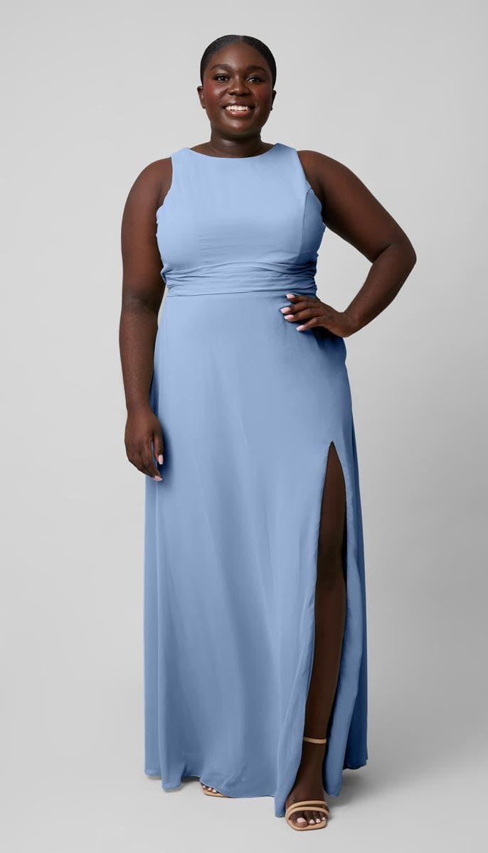 cloth and stone denim dress Isai Women's Maxi in Denim-Colored Linen tumble dry Imported Size:Medium (6-8) 7343028 <!-- Google Tag Manager (noscript) --> <noscript><iframe src=
