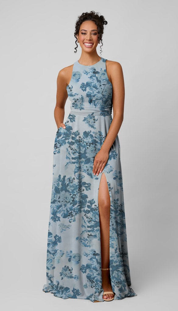Floral Bridesmaid Dresses Kennedy Blue Floral Bridesmaid Dresses Kennedy Blue