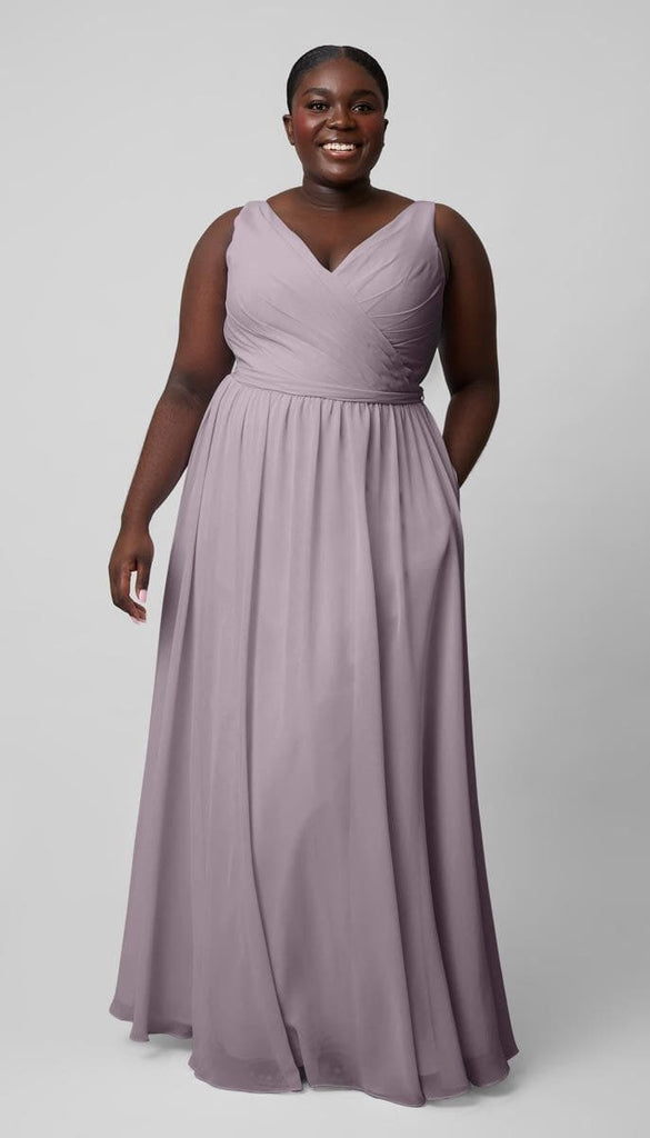 Gabby Chiffon Ready To Ship Bridesmaids Dress | Kennedy Blue Gabby Chiffon Ready To Ship Bridesmaids Dress | Kennedy Blue