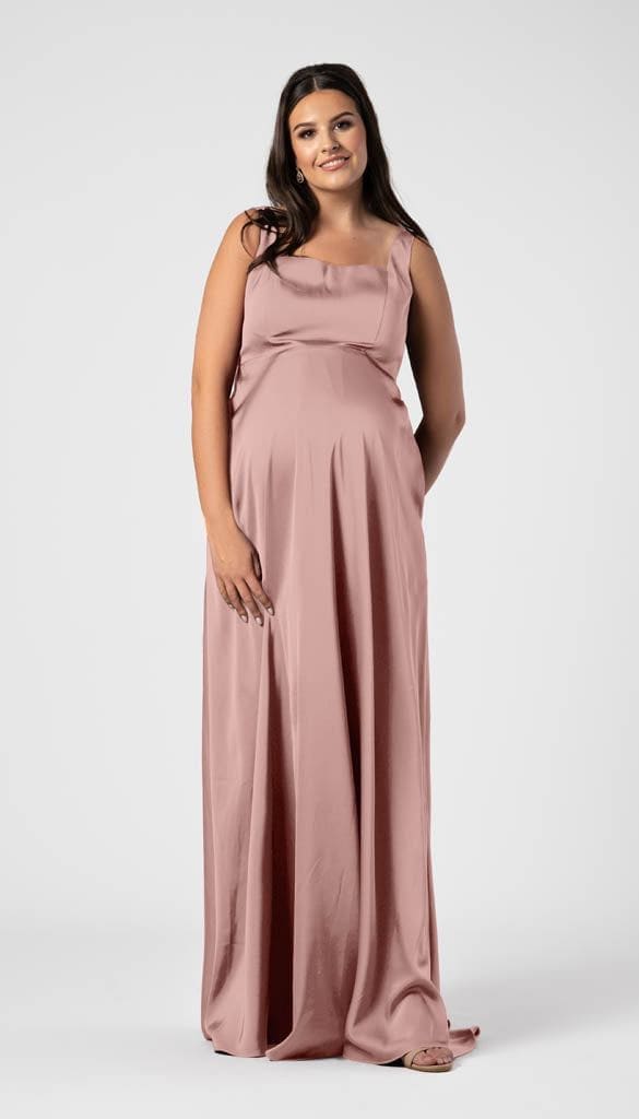 rose gold maternity bridesmaid dress Dusty Rose Bridesmaid Dress Nude Infinity Convertible Dress, Formal Prom Dress, Party Maternity Dress Maternity Dress Plus Size & Petite