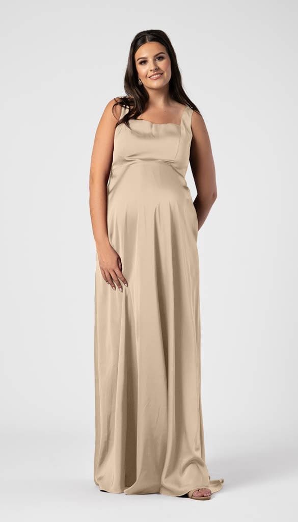 Sale Ready-to-Ship Maternity Bridesmaid Dress | Kennedy Blue M16 / Gold Sale Ready-to-Ship Maternity Bridesmaid Dress | Kennedy Blue M16 / Gold