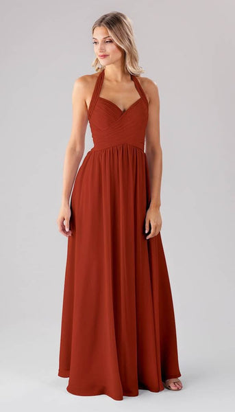Ginger Halter Bridesmaid Dress | Kennedy Blue Cinnamon Ginger Halter Bridesmaid Dress | Kennedy Blue Cinnamon