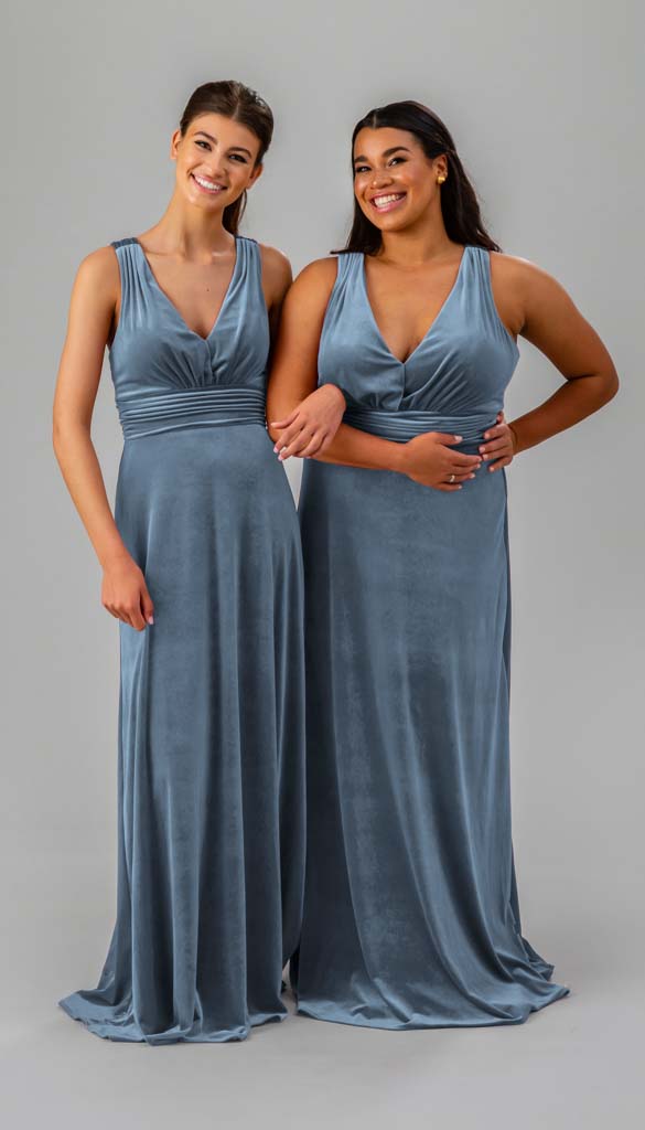 Harley Velvet Bridesmaid Dress