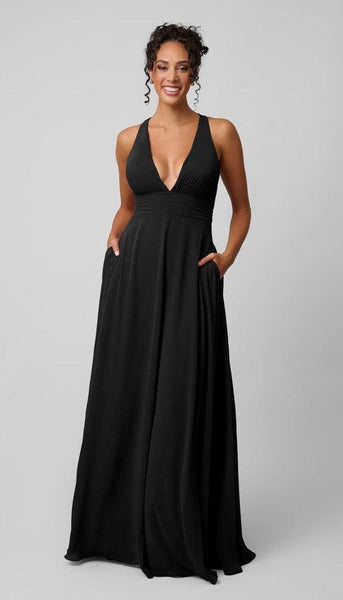 princess polly baby blue dress Cross Back Chiffon Spaghetti Straps Floor Length Bridesmaid Dress