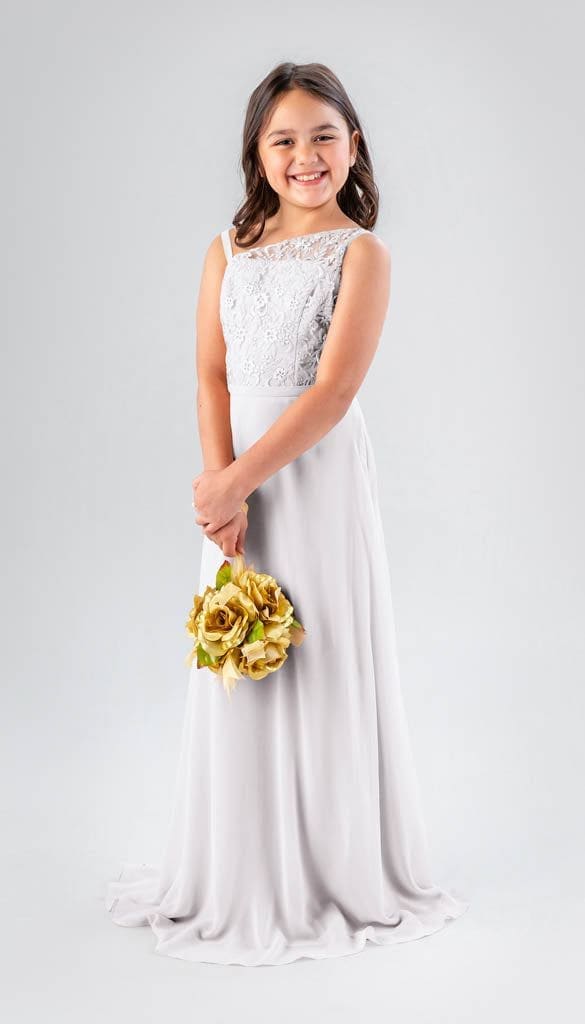 white junior bridesmaid dresses Knee Length Dress,White Tulle Flower Girl Dress,JB00023 This halter Ivory Junior Bridesmaid Dresses -