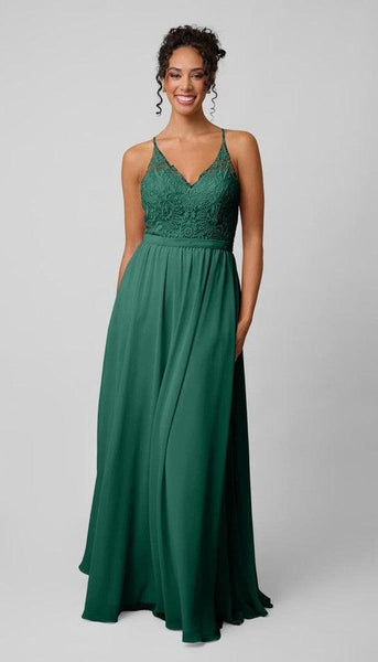 Iris Embroidered Chiffon Bridesmaid Dress