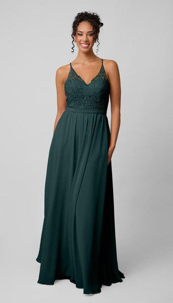 Iris Embroidered Chiffon Bridesmaid Dress