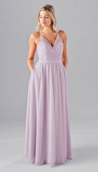 Iris Embroidered Chiffon Bridesmaid Dress