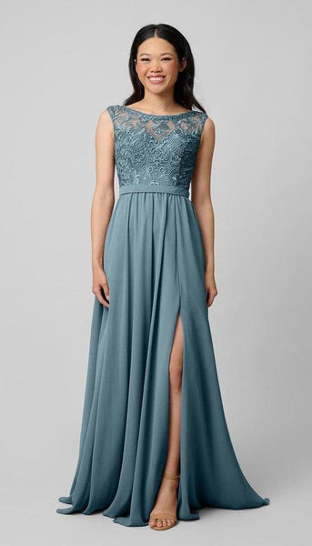Jade Modest Lace Bridesmaid Dress