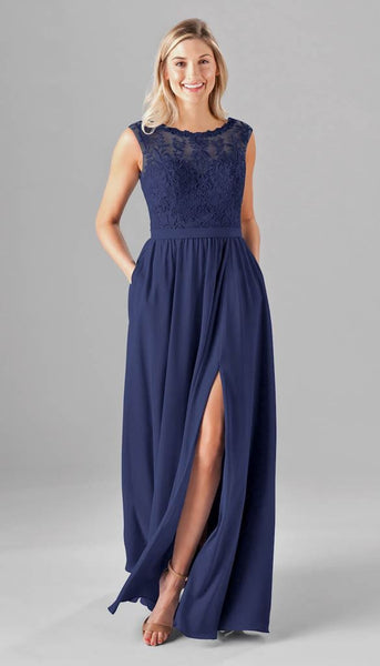 Jade Modest Lace Bridesmaid Dress