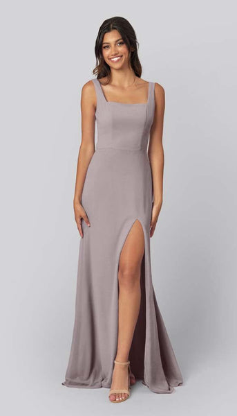 Jay square neck bridesmaid dress | Kennedy Blue Fog Jay square neck bridesmaid dress | Kennedy Blue Fog