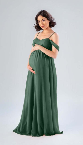 Kennedy Blue Jewel Bridesmaid Dress Forest Green