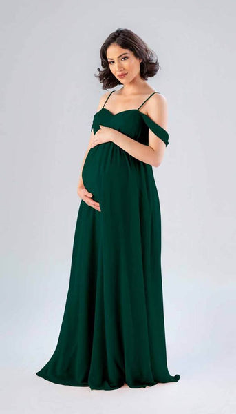 Kennedy Blue Jewel Bridesmaid Dress Forest Green