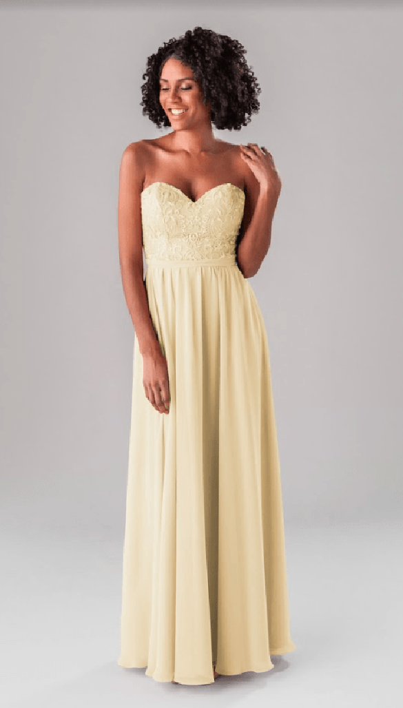 Sale Ready to Ship Chiffon Bridesmaid Dress Kennedy Blue Kennedy Blue