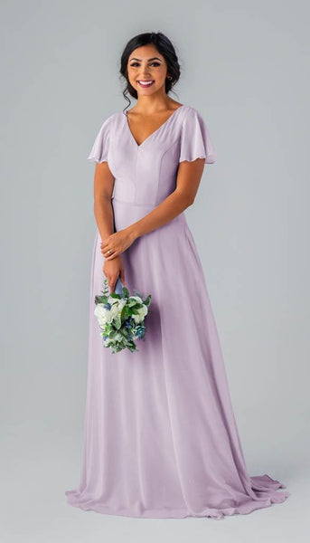 kennedy blue dress Katie Chiffon Bridesmaid Black and Purple Wedding vday dress With its flowing A Size:10