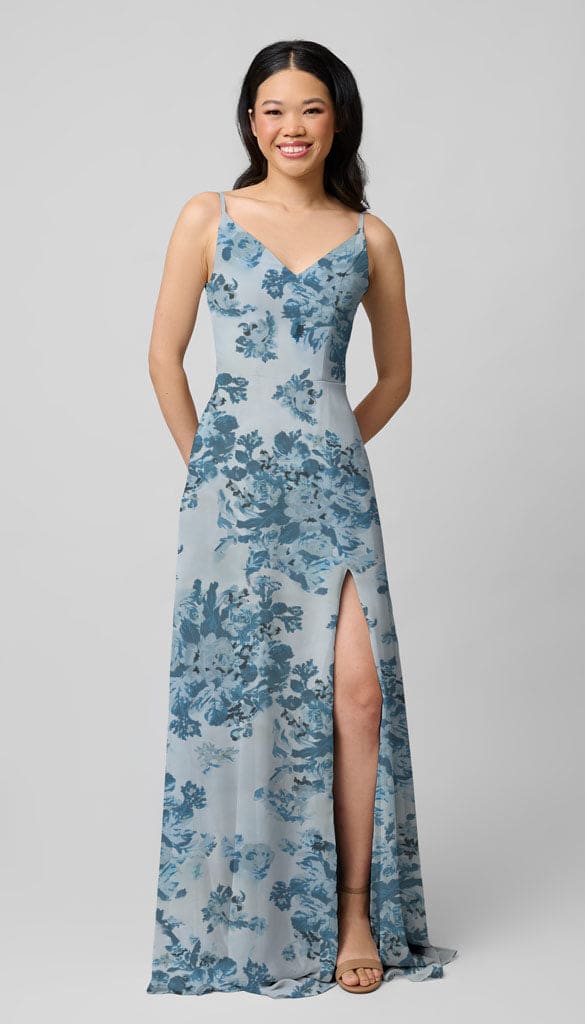 kimmie maxi dress Kimmy Platinum Adjustable Bridesmaids Dress