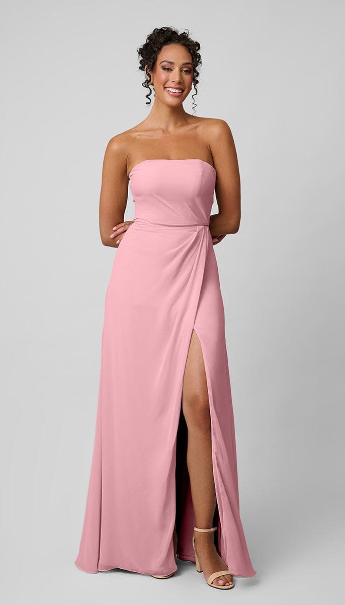 Structured Strapless Bridesmaid Dress