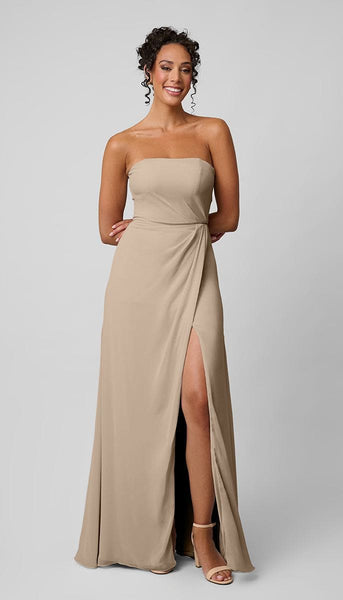 Structured Strapless Bridesmaid Dress