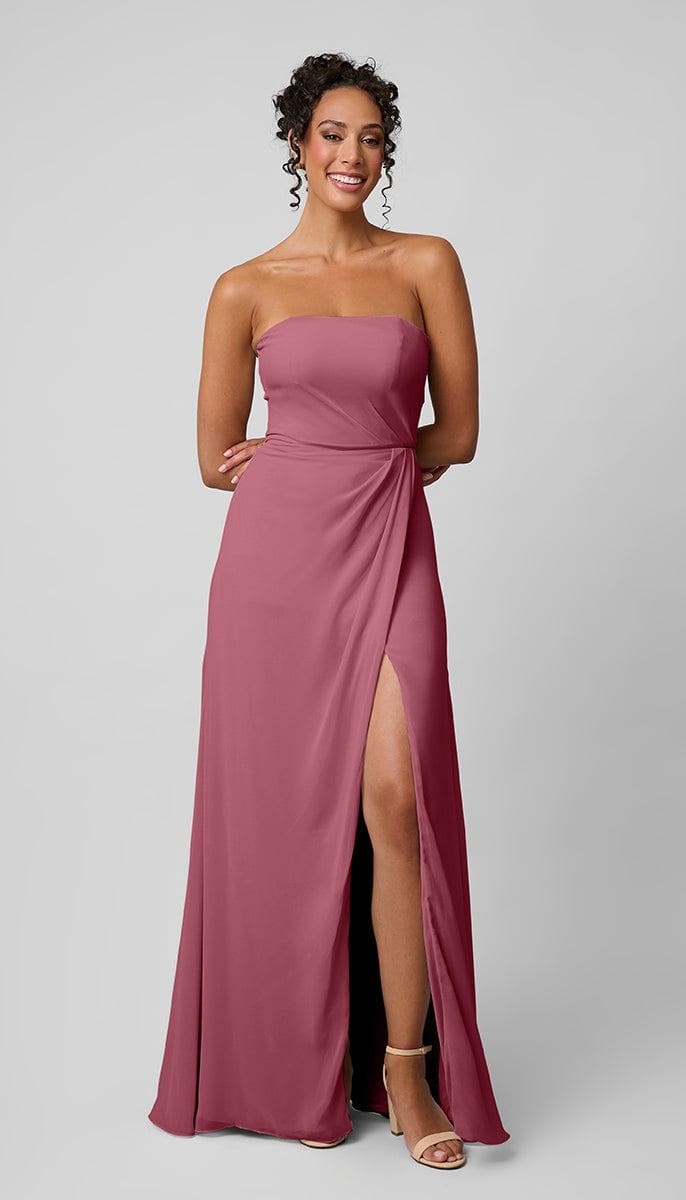 Structured Strapless Bridesmaid Dress