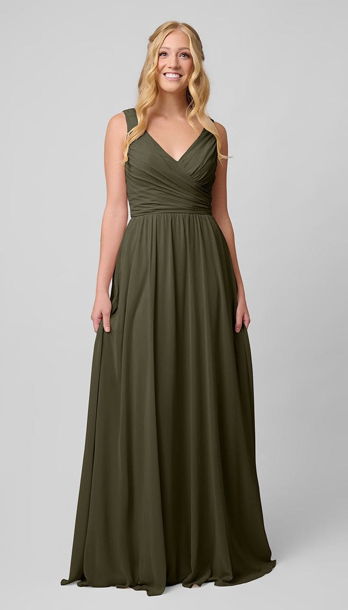 jax and brittany bridesmaid dresses Chic Velvet Bell Sleeve Plus Size Bridesmaid Dress with Pleat  COCOMELODYCB0367PS
