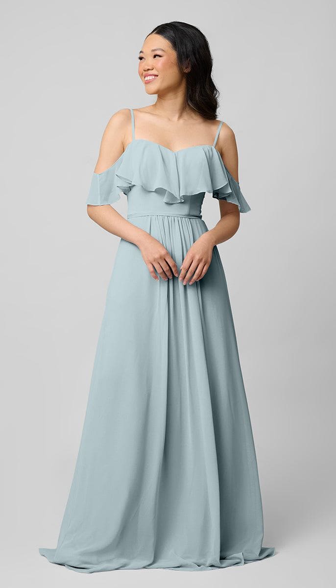 emily grey blue dress Azazie Emily Junior