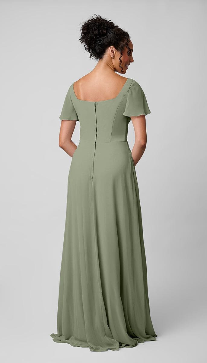 Modest Bridesmaids Dress Kennedy Blue Kelly Platinum