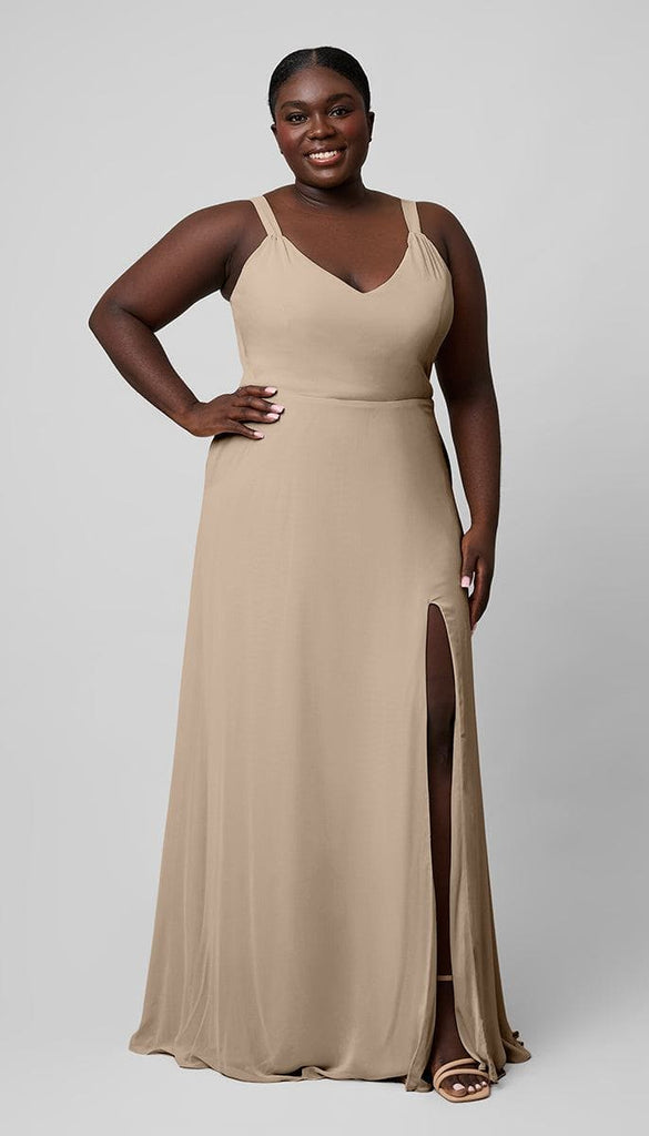 Meg Platinum Clean & Modern Bridesmaid Dress