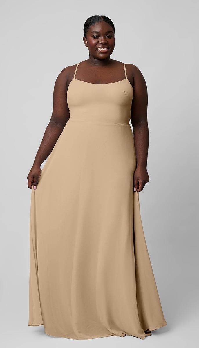 Adjustable Bridesmaids Dress | Kennedy Blue Nico Platinum