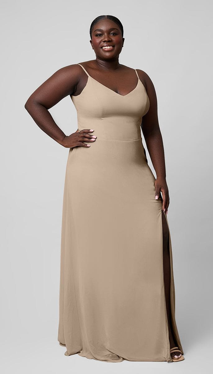 Sophie Platinum Chiffon Bridesmaids Dress