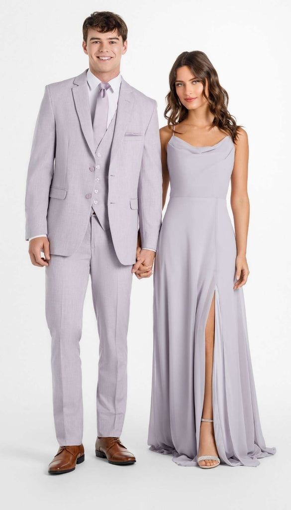 Trim Fit Lavender Mens Suit